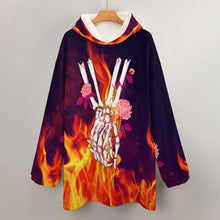 Lade das Bild in den Galerie-Viewer, Einzelbilddruck Herren / Männer Hoodie-Decke Warm Hoodie Wearable Sweatshirt-Decke, TV-Decke, Faule Kleidung Pyjamas Kapuzenpullover B412 mit Foto Text Muster selbst gestalten und bedrucken