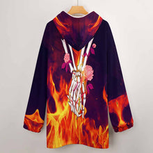 Lade das Bild in den Galerie-Viewer, Einzelbilddruck Herren / Männer Hoodie-Decke Warm Hoodie Wearable Sweatshirt-Decke, TV-Decke, Faule Kleidung Pyjamas Kapuzenpullover B412 mit Foto Text Muster selbst gestalten und bedrucken