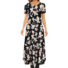 Lade das Bild in den Galerie-Viewer, Große Größen Einzelbilddruck Damen / Frauen Kurzarm Shirtkleid B523 mit Fotos Muster Text Logo selbst gestalten und bedrucken