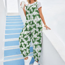 Lade das Bild in den Galerie-Viewer, Einzelbilddruck Damen / Frauen Overall mit Trägern zum Knoten Jumpsuit RP mit Fotos Muster Text Logo selbst gestalten und bedrucken