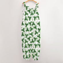 Lade das Bild in den Galerie-Viewer, Einzelbilddruck Damen / Frauen Overall mit Trägern zum Knoten Jumpsuit RP mit Fotos Muster Text Logo selbst gestalten und bedrucken