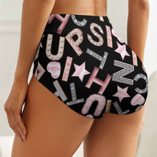 Lade das Bild in den Galerie-Viewer, Einzelbilddruck Damen / Frauen Taillenslip Unterwäsche Kurze Hose Slip in toller High-Waist Schnittform NZ052 mit Fotos Muster Text Logo selbst gestalten und bedrucken