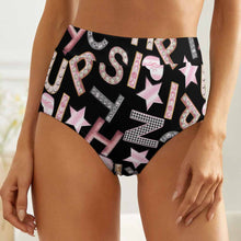 Lade das Bild in den Galerie-Viewer, Einzelbilddruck Damen / Frauen Taillenslip Unterwäsche Kurze Hose Slip in toller High-Waist Schnittform NZ052 mit Fotos Muster Text Logo selbst gestalten und bedrucken
