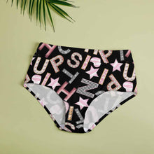 Lade das Bild in den Galerie-Viewer, Einzelbilddruck Damen / Frauen Taillenslip Unterwäsche Kurze Hose Slip in toller High-Waist Schnittform NZ052 mit Fotos Muster Text Logo selbst gestalten und bedrucken