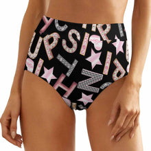 Lade das Bild in den Galerie-Viewer, Einzelbilddruck Damen / Frauen Taillenslip Unterwäsche Kurze Hose Slip in toller High-Waist Schnittform NZ052 mit Fotos Muster Text Logo selbst gestalten und bedrucken
