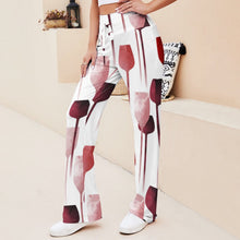 Lade das Bild in den Galerie-Viewer, Einzelbilddruck Damen / Frauen Yoga Hose Gerade geschnittene Yogahose zum Schnüren XP mit Fotos Muster Text Logo selbst gestalten und bedrucken