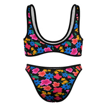 Lade das Bild in den Galerie-Viewer, Einzelbilddruck Damen Triangel-Bikini 2 tlg. Set S99D54 mit Push-up-Effekt mit Foto Muster Text Logo selbst gestalten und bedrucken