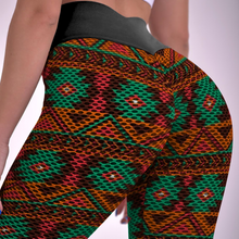 Lade das Bild in den Galerie-Viewer, Einzelbilddruck Damen Wabenmuster Legging Yoga Hose Lang YJ050 mit Fotos Muster Text Logo selbst gestalten und bedrucken