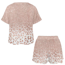 Lade das Bild in den Galerie-Viewer, Einzelbilddruck Damen / Frauen Freizeitanzug Hausanzug T-Shirt & Shorts UTZ mit Fotos Muster Text Logo selbst gestalten und bedrucken