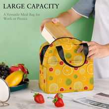 Lade das Bild in den Galerie-Viewer, Einzelbilddruck Große Lunchtasche Kühltasche Isoliertasche Lunchbag Thermotasche mit Reißverschluss mit Fotos Muster Text Logo selbst gestalten und bedrucken