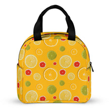 Lade das Bild in den Galerie-Viewer, Einzelbilddruck Große Lunchtasche Kühltasche Isoliertasche Lunchbag Thermotasche mit Reißverschluss mit Fotos Muster Text Logo selbst gestalten und bedrucken