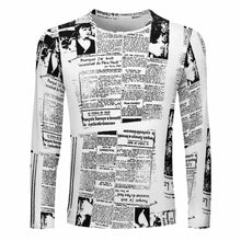 Lade das Bild in den Galerie-Viewer, Einzelbilddruck Herren / Männer Voll Druck Langarmshirt TSHIRT EL mit Fotos Muster Text Logo selbst gestalten und bedrucken