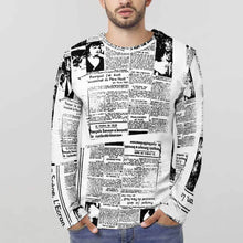 Lade das Bild in den Galerie-Viewer, Einzelbilddruck Herren / Männer Voll Druck Langarmshirt TSHIRT EL mit Fotos Muster Text Logo selbst gestalten und bedrucken