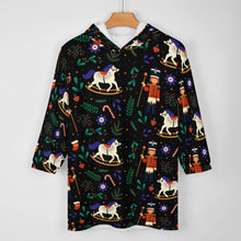 Lade das Bild in den Galerie-Viewer, Einzelbilddruck Weihnachten Kapuzensweatshirt Mädchen Sweatshirt Kapuzenpullover B412 Blanket Hoodie mit Fotos Muster Text Logo selbst gestalten und bedrucken