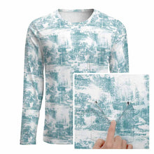 Lade das Bild in den Galerie-Viewer, Einzelbilddruck Langarmshirt Longsleeve mit Brusttasche ELREV2 für Herren / Männer mit Foto Muster Text Logo selbst gestalten und bedrucken