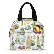 Lade das Bild in den Galerie-Viewer, Einzelbilddruck Lunchtasche Kühltasche Isoliertasche Lunchbag Thermotasche mit Reißverschluss mit Fotos Muster Text Logo selbst gestalten und bedrucken