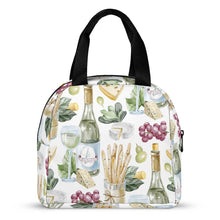 Lade das Bild in den Galerie-Viewer, Einzelbilddruck Lunchtasche Kühltasche Isoliertasche Lunchbag Thermotasche mit Reißverschluss mit Fotos Muster Text Logo selbst gestalten und bedrucken