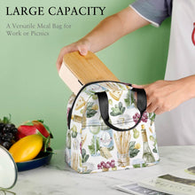 Lade das Bild in den Galerie-Viewer, Einzelbilddruck Lunchtasche Kühltasche Isoliertasche Lunchbag Thermotasche mit Reißverschluss mit Fotos Muster Text Logo selbst gestalten und bedrucken