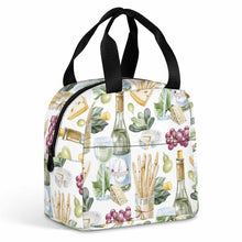 Lade das Bild in den Galerie-Viewer, Einzelbilddruck Lunchtasche Kühltasche Isoliertasche Lunchbag Thermotasche mit Reißverschluss mit Fotos Muster Text Logo selbst gestalten und bedrucken