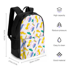 Lade das Bild in den Galerie-Viewer, Einzelbilddruck Rucksack Laptoprucksack Sportrucksack Schulrucksack Businessrucksack mit Taschen mit Fotos Muster Text Logo selbst gestalten und bedrucken