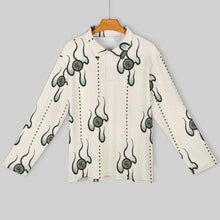 Lade das Bild in den Galerie-Viewer, Einzelbilddruck Sport Langarm Polo Shirt Hemd Langarmhemd Businesshemd SDS008 Herren / Männer mit Fotos Muster Text Logo selbst gestalten und bedrucken