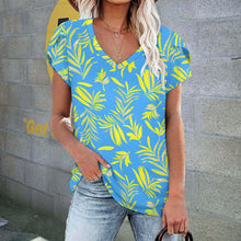 Lade das Bild in den Galerie-Viewer, Einzelbilddruck V-Shirt Tshirt mit V-Ausschnitt AHT mit Foto Muster Text Logo selbst gestalten und bedrucken