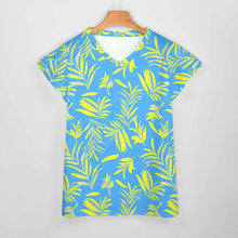 Lade das Bild in den Galerie-Viewer, Einzelbilddruck V-Shirt Tshirt mit V-Ausschnitt AHT mit Foto Muster Text Logo selbst gestalten und bedrucken