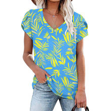 Lade das Bild in den Galerie-Viewer, Einzelbilddruck V-Shirt Tshirt mit V-Ausschnitt AHT mit Foto Muster Text Logo selbst gestalten und bedrucken