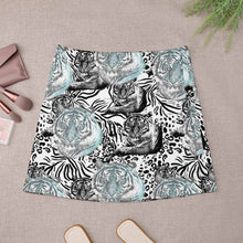 Lade das Bild in den Galerie-Viewer, Einzelbilddruck Voll Druck Damen / Frauen A-Linien-Rock MINI Kurz Rock ALQ mit Fotos Muster Text Logo selbst gestalten und bedrucken