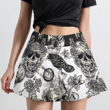 Lade das Bild in den Galerie-Viewer, Einzelbilddruck Voll Druck Damen / Frauen Sommer Elegant Hosenrock Kurz Mini Rock B550 mit Fotos Muster Text Logo selbst gestalten und bedrucken