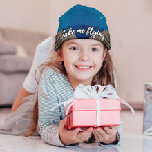 Lade das Bild in den Galerie-Viewer, Einzelbilddruck Volldruck Strickmütze Beanie Wintermütze für Kinder mit Fotos Muster Text Logo selbst gestalten und bedrucken