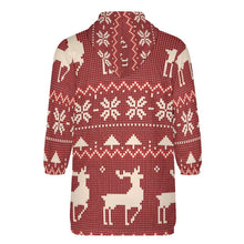 Lade das Bild in den Galerie-Viewer, Einzelbilddruck Weihnachten Kapuzensweatshirt Jugend Sweatshirt Kapuzenpullover B412 Blanket Hoodie Jungen mit Fotos Muster Text Logo selbst gestalten und bedrucken