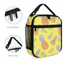 Lade das Bild in den Galerie-Viewer, Einzelbilddruck isolierte Lunch Tasche Lunchbag Wiederverwendbare Thermo-Tragetasche für Schulen, Picknick, Arbeit, Reisen mit Fotos Muster Text Logo selbst gestalten und bedrucken