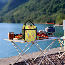 Lade das Bild in den Galerie-Viewer, Einzelbilddruck isolierte Lunch Tasche Lunchbag Wiederverwendbare Thermo-Tragetasche für Schulen, Picknick, Arbeit, Reisen mit Fotos Muster Text Logo selbst gestalten und bedrucken