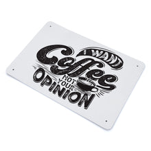 Lade das Bild in den Galerie-Viewer, Eisenblech horizontale Platte Metallschild Blechschilder Deko Schild mit Spruch Wand- und Türdeko selbst gestalten und bedrucken