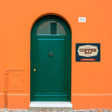 Lade das Bild in den Galerie-Viewer, Eisenblech horizontale Platte Metallschild Blechschilder Deko Schild mit Spruch Wand- und Türdeko selbst gestalten und bedrucken