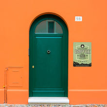 Lade das Bild in den Galerie-Viewer, Eisenblech vertikale Platte Metallschild Blechschilder Deko Schild mit Spruch Wand- und Türdeko selbst gestalten und bedrucken