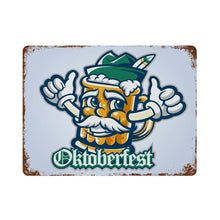 Lade das Bild in den Galerie-Viewer, Eisen hängendes Bild Metallschild Blechschilder Deko Schild mit Spruch Wand- und Türdeko horizontale Platte mit Rost selbst gestalten und bedrucken