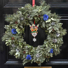 Lade das Bild in den Galerie-Viewer, Elch Weihnachtsschmuck Anhänger Christbaumschmuck aus Harz mit Foto Text selbst gestalten und bedrucken