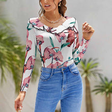Lade das Bild in den Galerie-Viewer, Enges Lotusblatt Langarmshirt NZ129 - Damen / Frauen - selbst gestalten und bedrucken