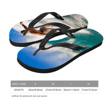 Lade das Bild in den Galerie-Viewer, Damen / Frauen Flip-Flops Badeschuhe Strandschuhe selbst gestalten und bedrucken
