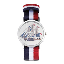 Lade das Bild in den Galerie-Viewer, Erwachsene Armbanduhr Freizeituhr ohne Uhr-Skala mit gewebtem Band selbst gestalten und bedrucken