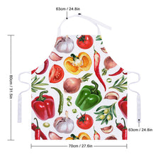 Lade das Bild in den Galerie-Viewer, Erwachsene Schürze Kochschürze mit Tasche 70×80cm Voll Druck selbst gestalten und bedrucken