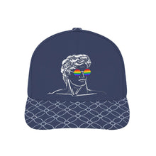 Lade das Bild in den Galerie-Viewer, Gebogene Gummi Snapback Cap Baseballkappe aus Polyester mit Voll-Druck selbst gestalten und bedrucken