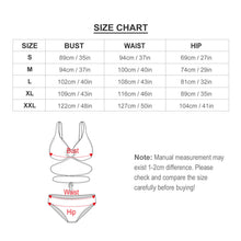 Lade das Bild in den Galerie-Viewer, F2020-4 Push Up Triangel-Bikini Damen selbst gestalten und bedrucken