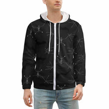 Lade das Bild in den Galerie-Viewer, FULL - ZIP HOODIE Kapuzensweatjacke Sweatjacke mit Reißverschluss und Taschen Voll-Druck GH für Herren Männer mit Foto Muster Text selbst gestalten und bedrucken