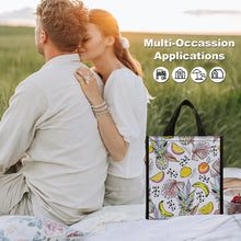 Lade das Bild in den Galerie-Viewer, Faltbare Polyester Essenstasche Lunchtasche Kühltasche Isoliertasche Lunchbag Thermotasche mit Tragegriff hält Lebensmittel länger warm oder kalt mit Foto / Text selbst gestalten und bedrucken