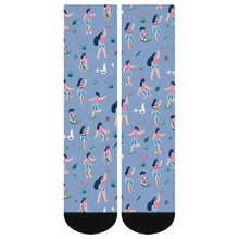 Lade das Bild in den Galerie-Viewer, Farbliche Strümpfe Socken Damen / Herren selbst gestalten und bedrucken