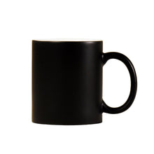 Lade das Bild in den Galerie-Viewer, Fototasse Farbwechselbecher schwarze magic Tasse Zaubertasse aus Keramik selbst gestalten und bedrucken