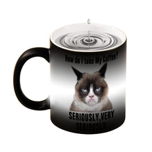 Lade das Bild in den Galerie-Viewer, Fototasse Farbwechselbecher schwarze magic Tasse Zaubertasse aus Keramik selbst gestalten und bedrucken